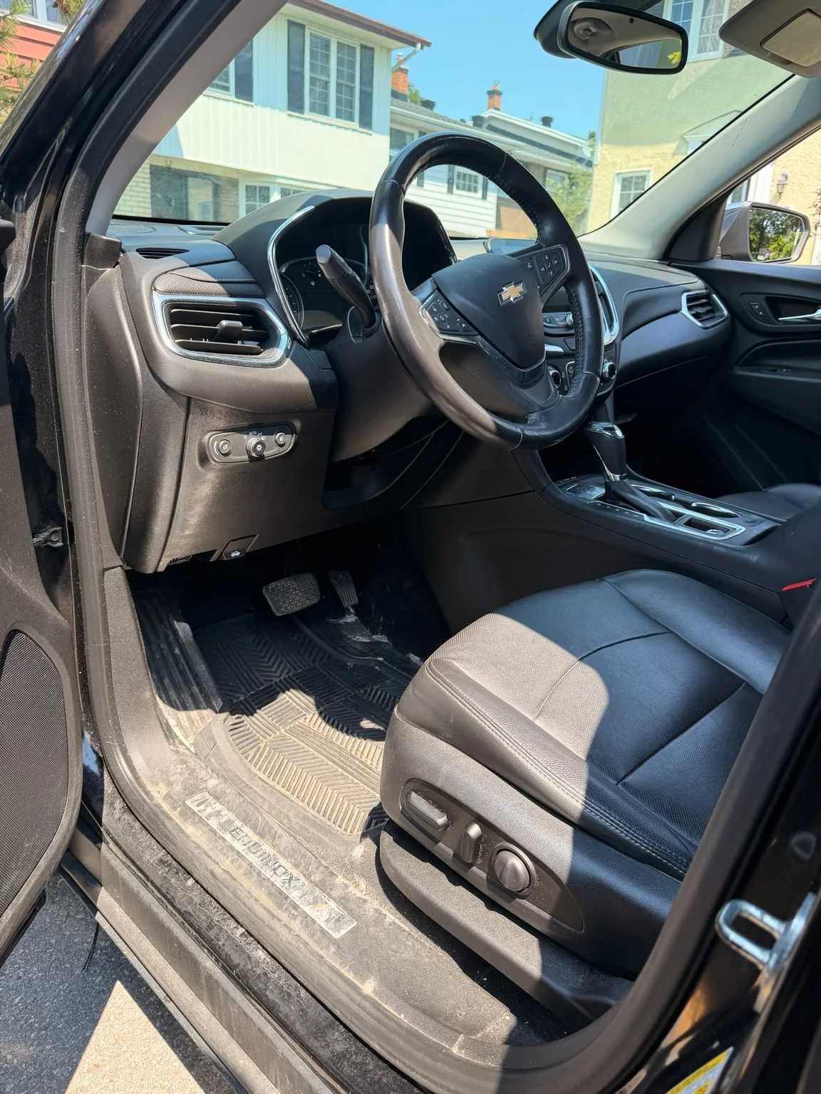 Chevrolet Equinox driver-side interior before Ancore detailing